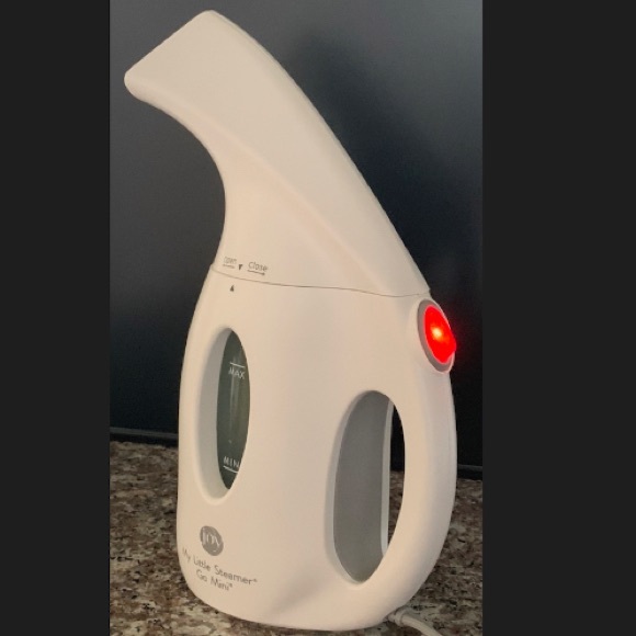 joy mangano my little steamer go mini white